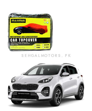 KIA Sportage Class Maximus Non Woven Car Top Cover 2019 -2021 2019 - 2024 - - Scratchproof And Waterproof - Without Belt