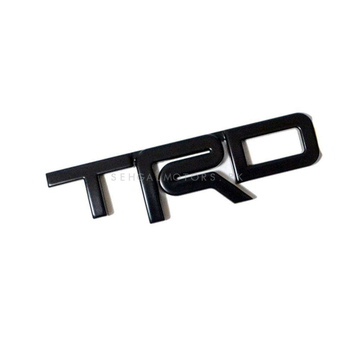 3D Metal TRD Logo Black