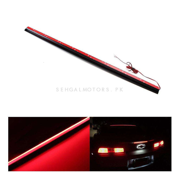 Universal Rear Windshield Soft Full LED 3rd Brake Light Strip Assembly