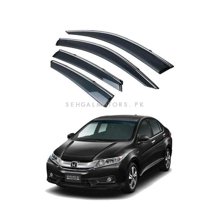 Honda Grace NB Air Press Sun Visor With Chrome - Model 2018-2021