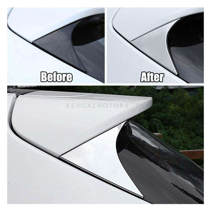 KIA Sportage Trunk Spoiler Edge Chrome Trim - Model 2019 -2021