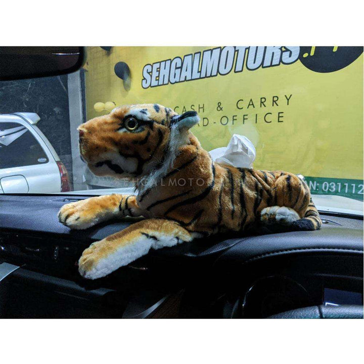 Tiger Style Fancy Dashboard Tissue Box Cover