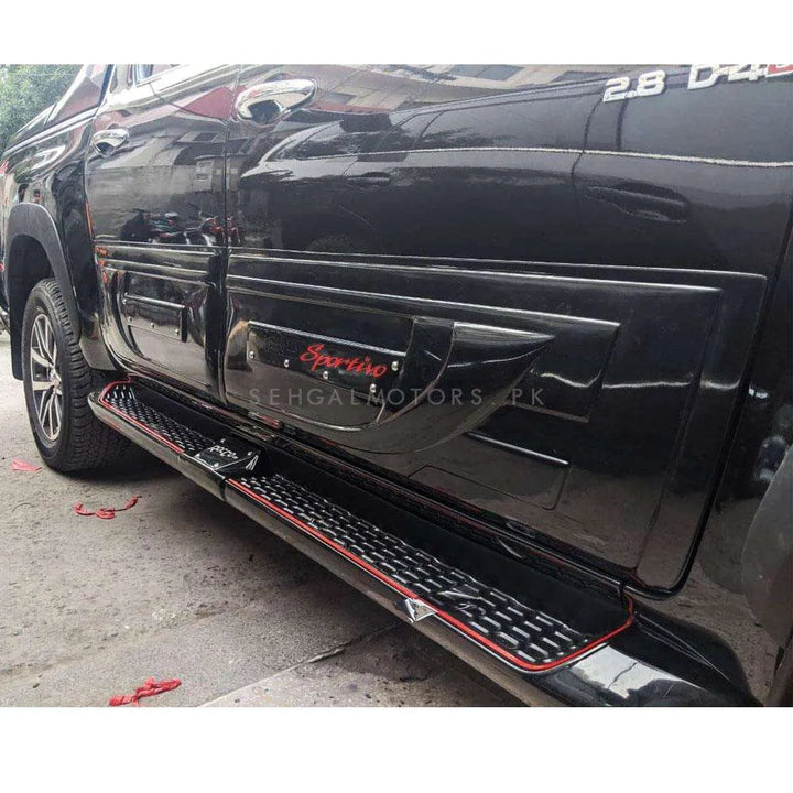 Toyota Hilux Revo/Rocco TRD Body Cladding Black