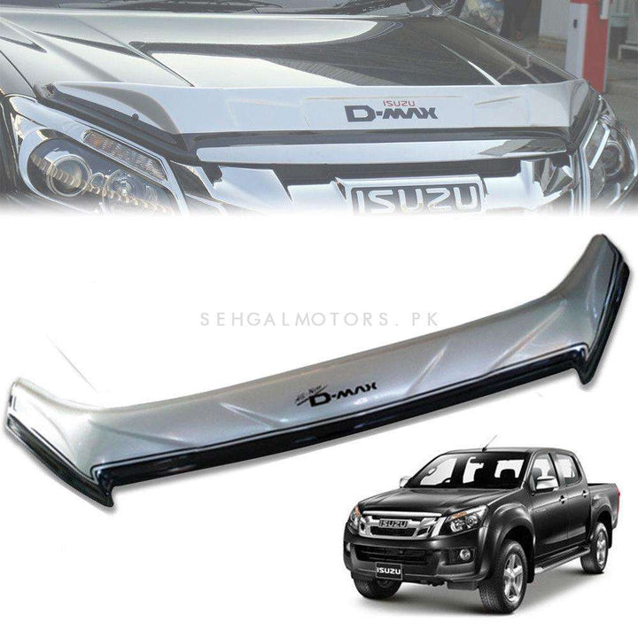 Isuzu DMax Balck And White Bonnet Guard - Model 2018-2021