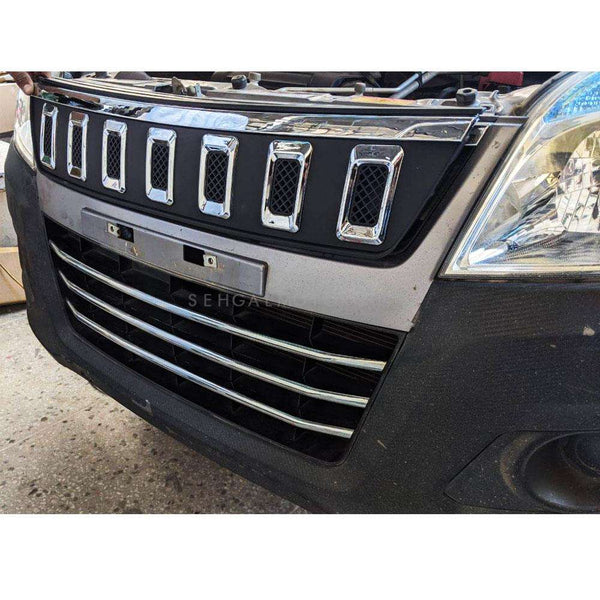 Suzuki Wagon R Navara Style Chrome Grille V2 - Model 2014-2021