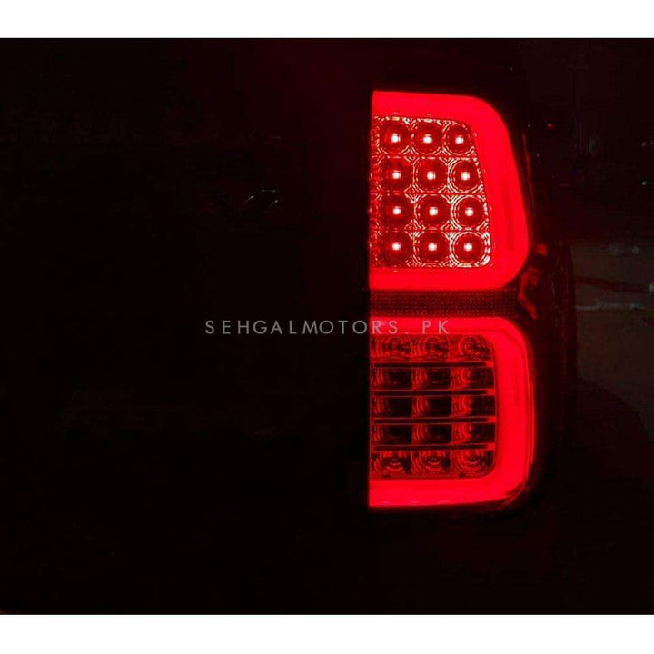 Toyota Hilux Revo/Rocco Smoke LED Tail Back Lamp Light Set V2