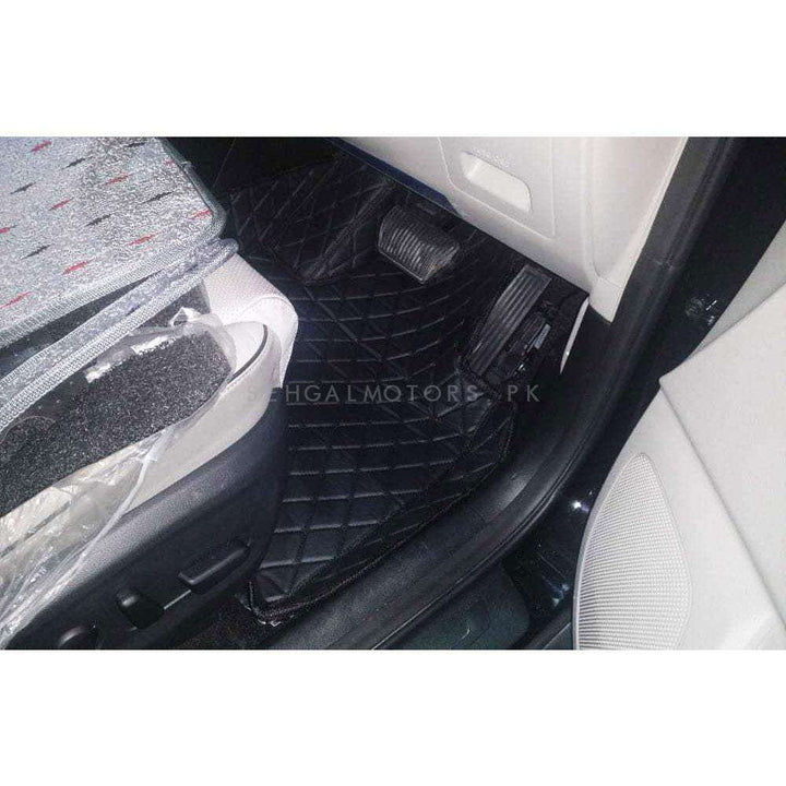 KIA Sportage / Hyundai Tucson 7D Floor Mats - Black - 3 Pcs - Model 2019-2025