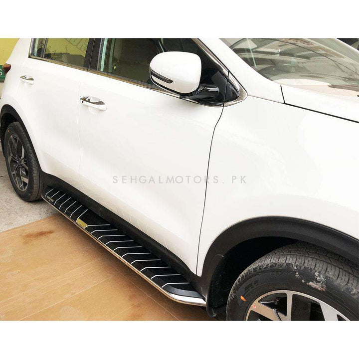 KIA Sportage Side Steps Metal