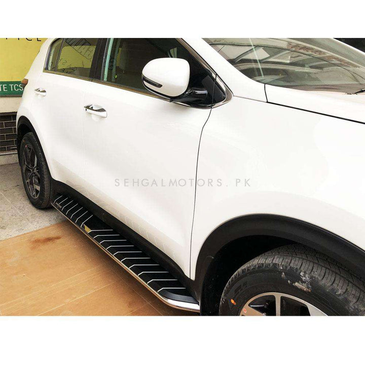 KIA Sportage Side Steps Metal