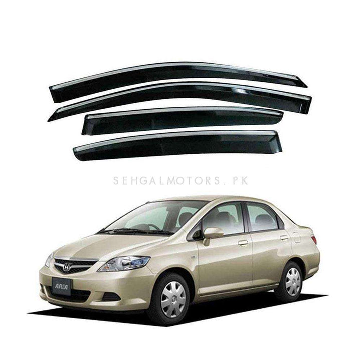 Honda City NB Air Press Sun Visor With Chrome - Model 2003-2006