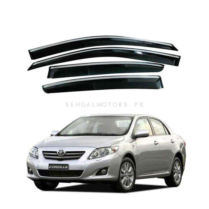 Toyota Corolla NB Air Press Sun Visor With Chrome - Model 2008-2014