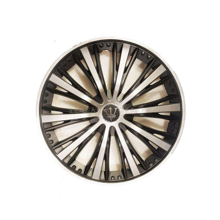 Wheel Cover ABS Black Silver 12 Inches - WM1-1SL-12