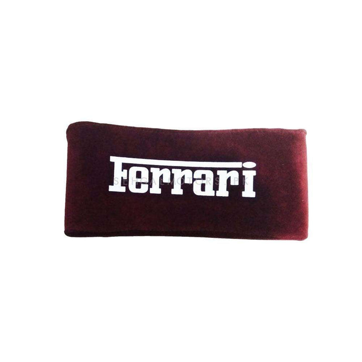 Ferrari Neck Rest Headrest Pillow Cushion Each - Maroon