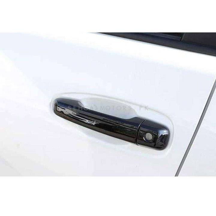 Toyota Land Cruiser Black Chrome Handle Cover (2 pcs) - Model 2016-2021