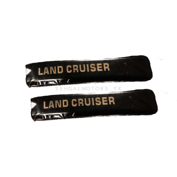 Toyota Land Cruiser Black Chrome Handle Cover (2 pcs) - Model 2016-2021