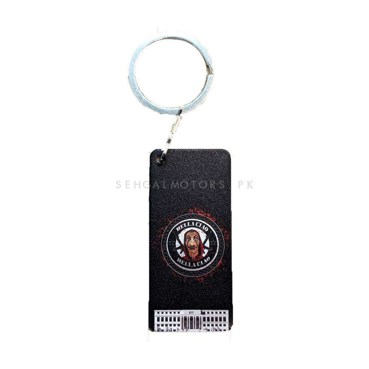 Bella Ciao Money Heist (La casa de papel) Mask Custom Key Chain