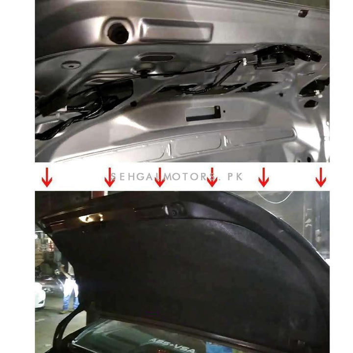 Honda Civic Reborn 2D Black Trunk Liner Cover - Model 2006-2012