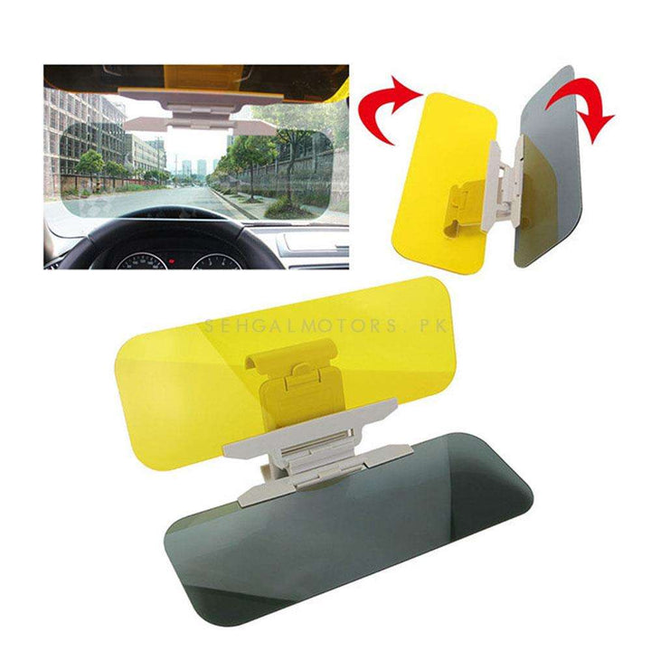 Car Sun Visor Car Board Yellow Black Shade Sun Glasses Night Vision 3R-2146