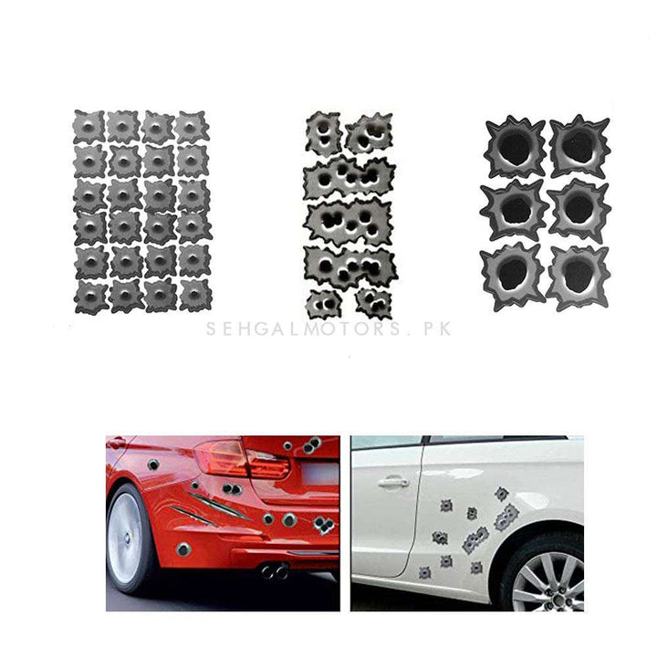 Bullet Holes Caliber Shots Sticker Decals