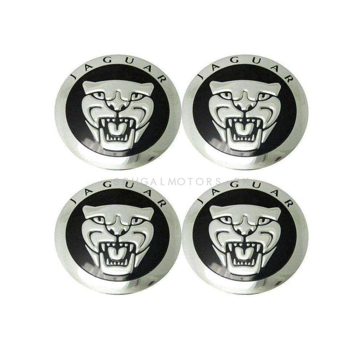 Jaguar Wheel Cap Logo - 4 Pc