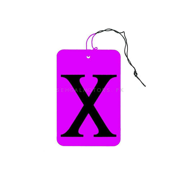 X card Car Perfume Fragrance Hanging Mix Colors