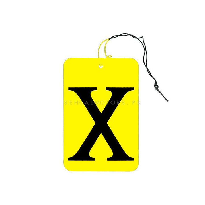 X card Car Perfume Fragrance Hanging Mix Colors