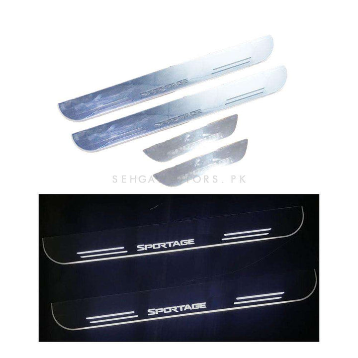 KIA Sportage Glass LED Sill Plates / Skuff LED Panels - Model 2019-2021