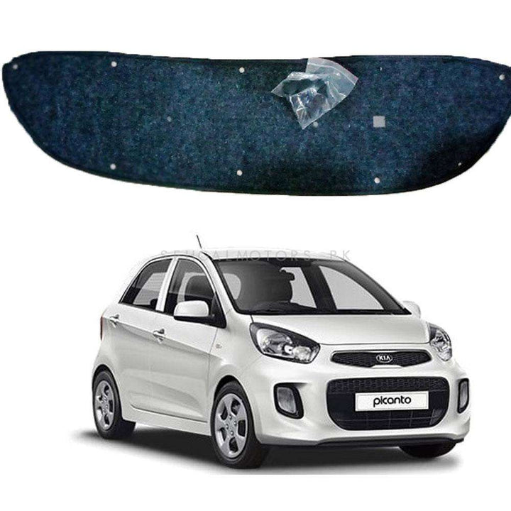 KIA Picanto 2D Black Bonnet Liner Cover - Model 2019-2021