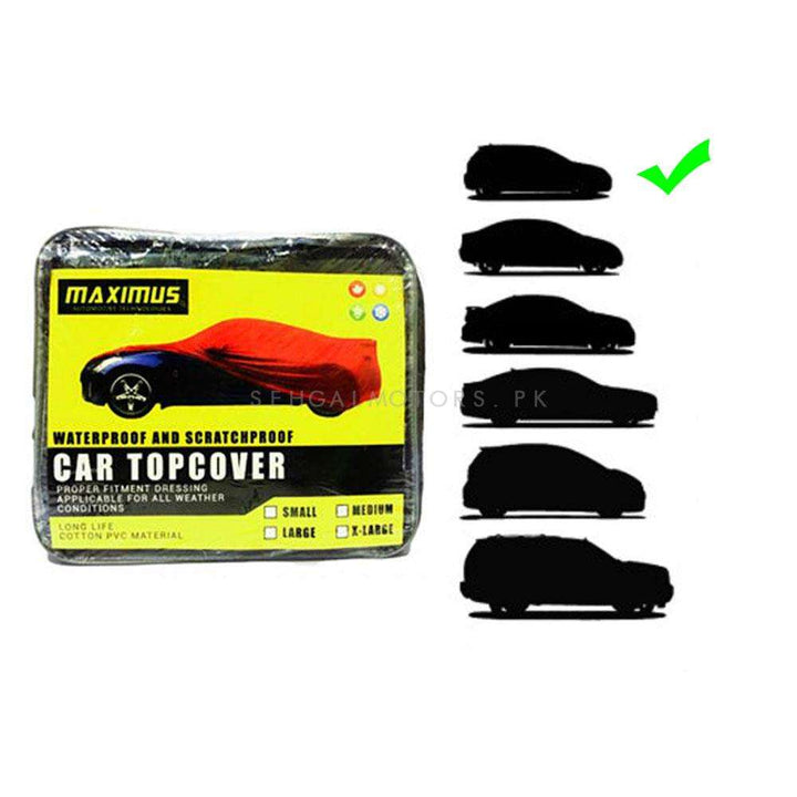 Maximus Small Non Woven Scratchproof Waterproof Car Top Cover