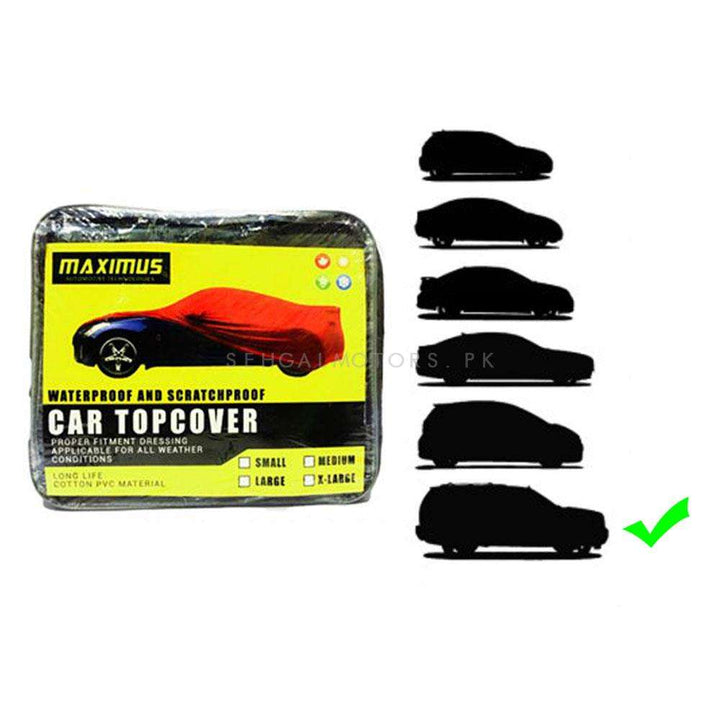 Maximus LC Non Woven Scratchproof Waterproof Car Top Cover - LC SUV