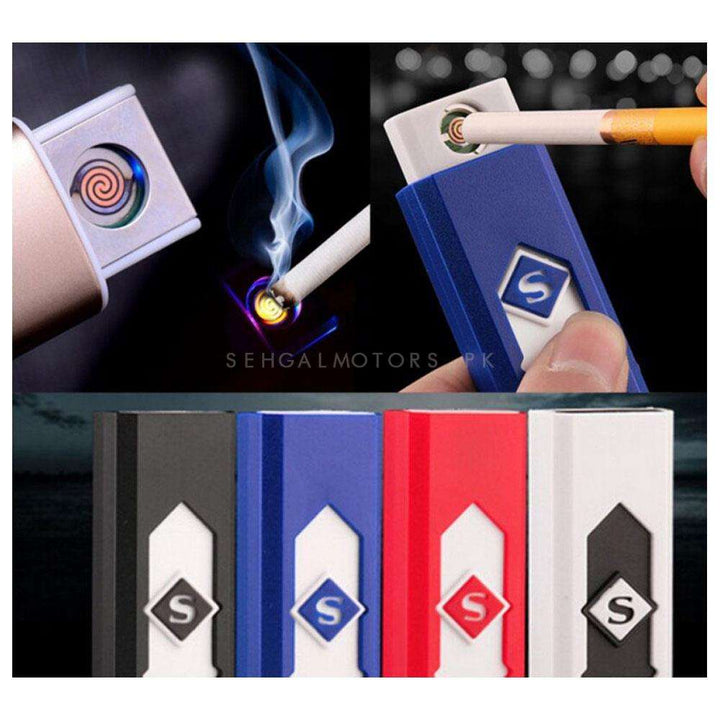 Flameless Rechargeable Electronic Windproof Eco Friendly Unique USB Cigarette Lighter