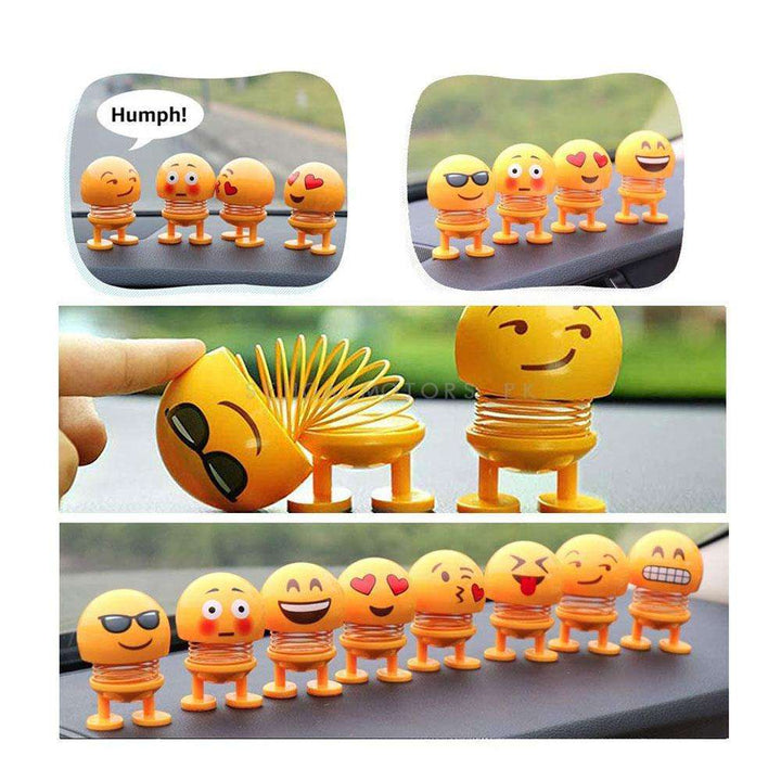 Bouncing Car Dashboard Smileys Emoji Emoticon Toy - Spider Man