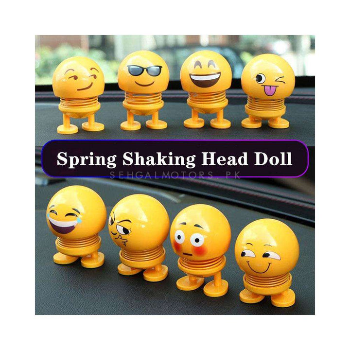 Bouncing Car Dashboard Smileys Emoji Emoticon Toy - Spider Man
