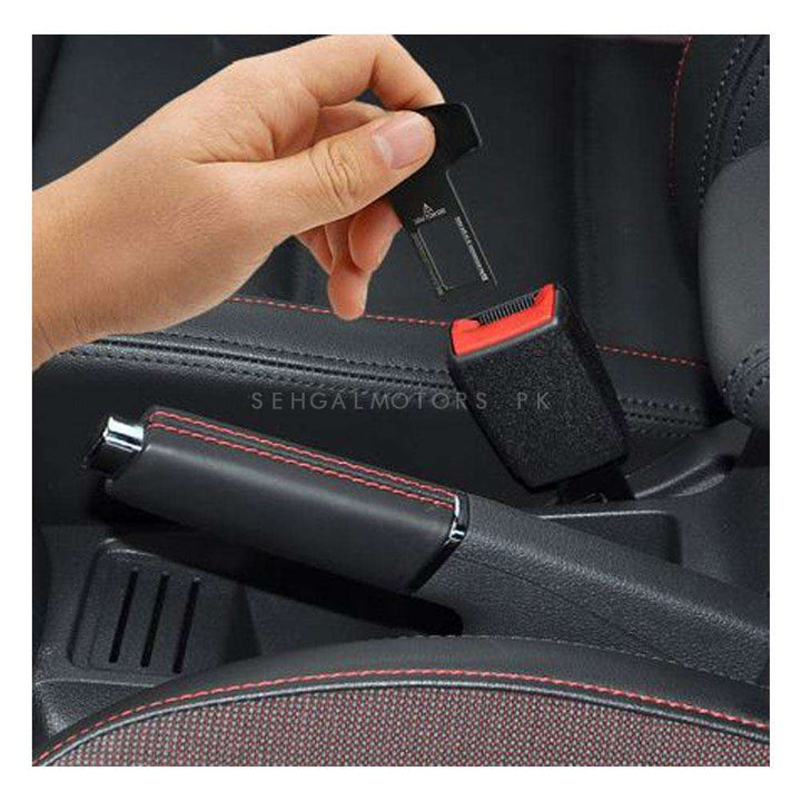 Lexus Mini Metal Seat Belt Clip Black - Pair