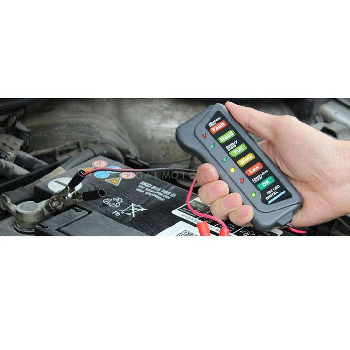 12 Volt Analog Battery Tester Charging System Analyzer