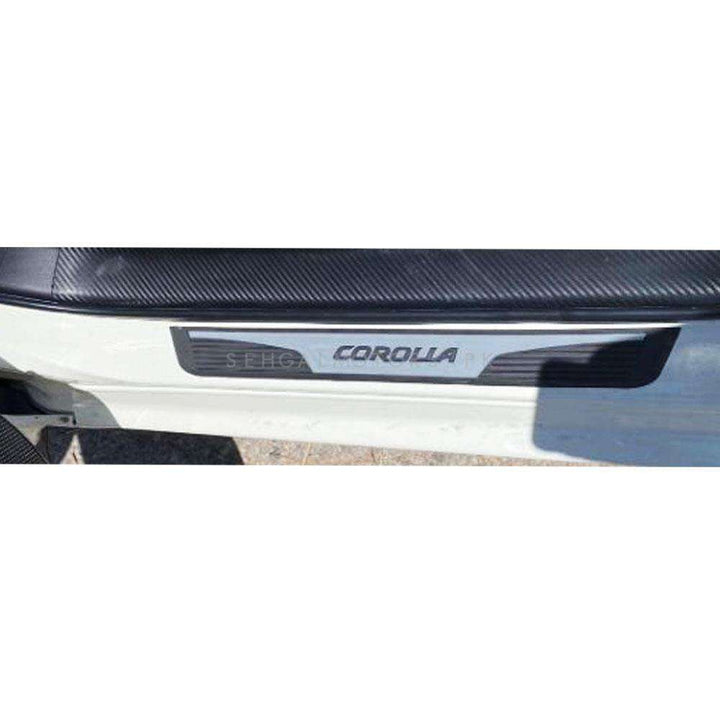 Toyota Corolla Rubber Sill Plates Black - Model 2017-2021