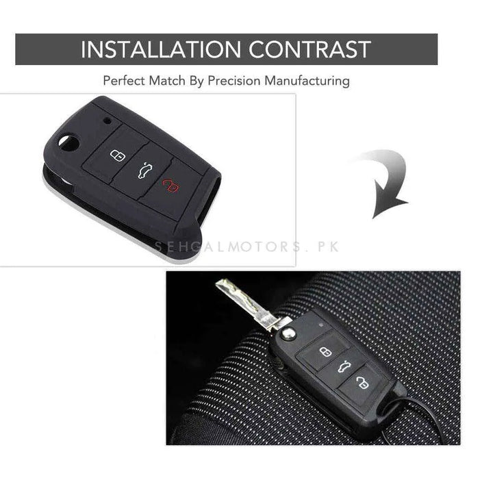 Honda BRV PVC Silicone Protection Key Cover 2 Button - Model 2017-2022