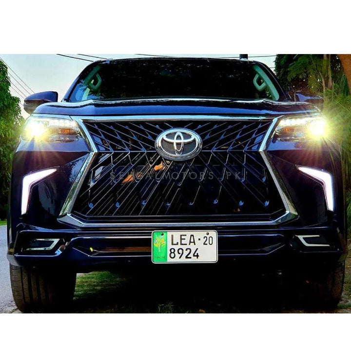 Toyota Fortuner LX570 Lexus Style NKS Bodykit Trd Style V7 ( 2 Pcs) - Model 2016-2021