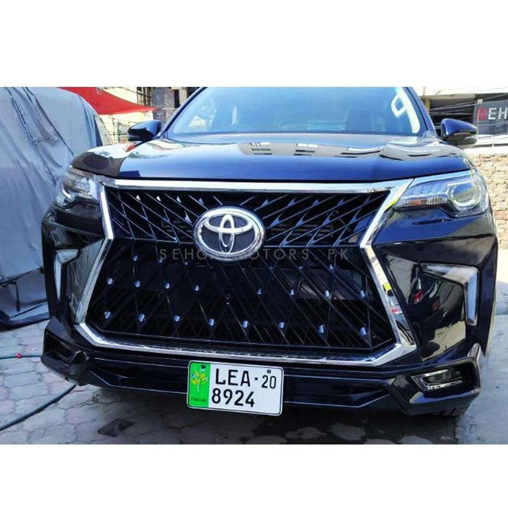 Toyota Fortuner LX570 Lexus Style NKS Bodykit Trd Style V7 ( 2 Pcs) - Model 2016-2021