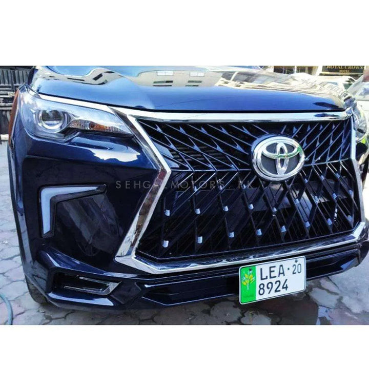 Toyota Fortuner LX570 Lexus Style NKS Bodykit Trd Style V7 ( 2 Pcs) - Model 2016-2021