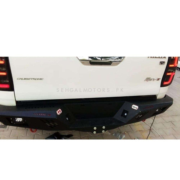 Hamer Steel Back Bumper with Fog lamps V2 2016-2020