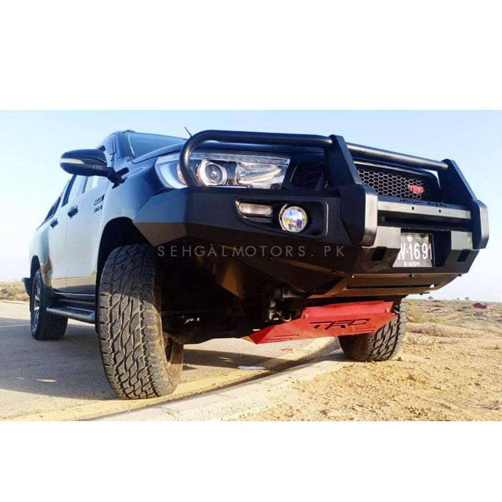 Toyota Hilux Vigo/Revo/Rocco TRD Front Bumper Skid Plate Red