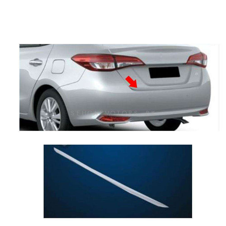 Toyota Yaris Trunk Lower Edge Chrome Trim - Model 2020-2021