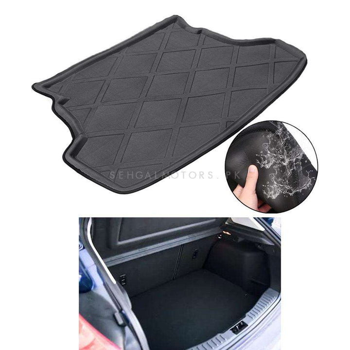 Toyota Yaris 5D Trunk Mat Black - Model 2020-2021