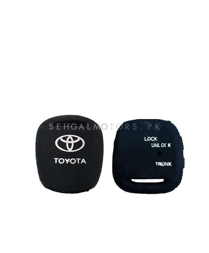 Toyota Prado PVC Silicone Protection Key Cover 3 Buttons - Model 2002-2009