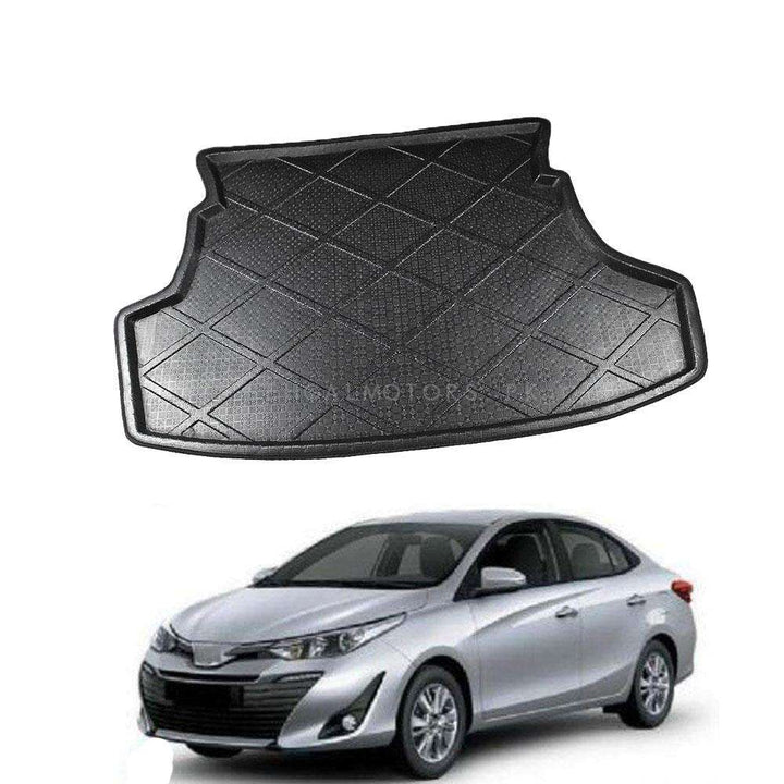 Toyota Yaris Foam Trunk Mat Black Mix Design - Model 2020-2021