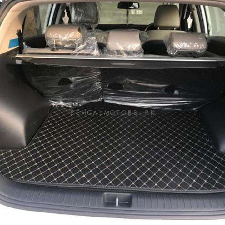 KIA Sportage 7D Trunk Mat Mix Thread Black - Model 2019-2021