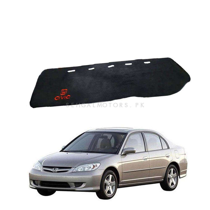 Honda Civic CF4 Dashboard Carpet Black - Model 2003-2006