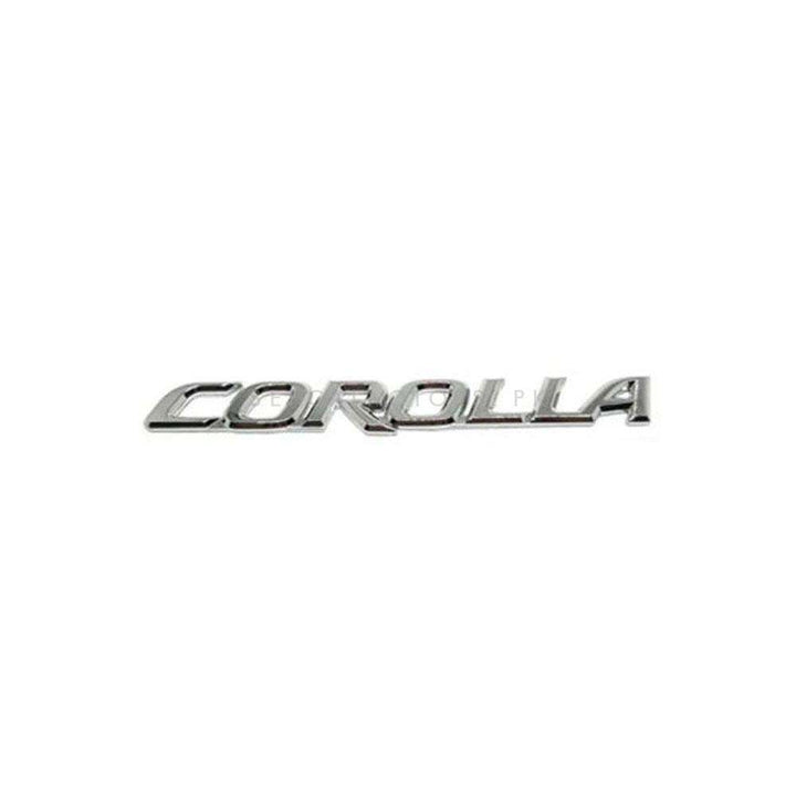 3D Metal Corolla Logo Chrome