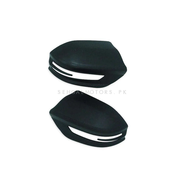 Toyota Hilux Revo/Rocco Side Mirror Complete Black Covers